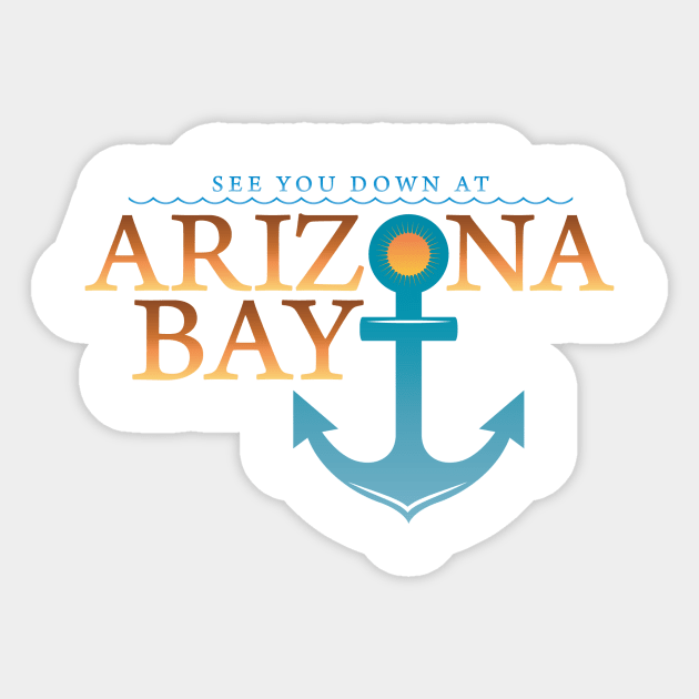 Arizona Bay Sticker by Nicklemaster